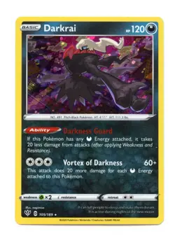 Darkrai (Cosmos Holo) 105/189 Promo Holo Pokemon TCG Promo NM - Image 1