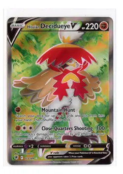 Hisuian Decidueye V 173/189 Full Art Ultra Rare Holo Pokemon Astral Radiance - Image 1