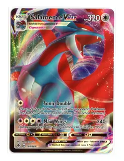 Salamence VMAX 144/189 Ultra Rare Holo SWSH03: Darkness Ablaze Pokemon TCG - Image 1
