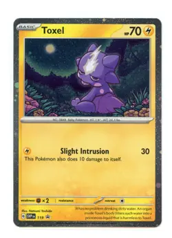 Toxel 119 Promo Holo SV: Scarlet & Violet Promo Cards Pokemon TCG NM - Image 1