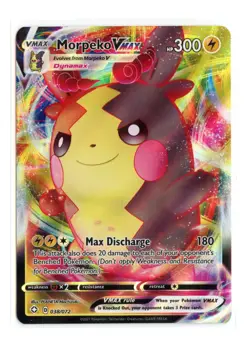 Morpeko VMAX 038/072 Ultra Rare Holo Shining Fates Pokemon TCG - Image 1