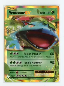 Venusaur EX 1/108 Ultra Rare Holo XY - Evolutions Pokemon TCG - Image 1