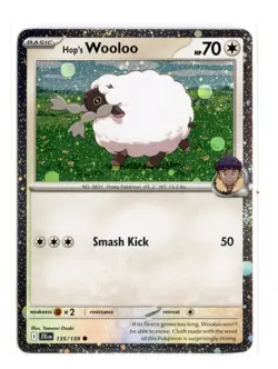 Hop's Wooloo (Cosmos Holo) 135/159 Common Holo Pokemon TCG Promo NM - Image 1