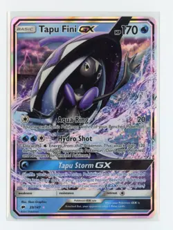 Tapu Fini GX 39/147 Ultra Rare SM - Burning Shadows Pokemon TCG - Image 1