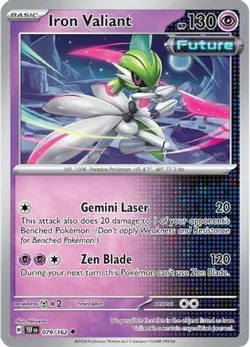 Iron Valiant - Reverse Holofoil Pokemon Temporal Forces (079/162) - Image 1
