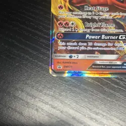 Pokemon TCG Flareon GX SM171 SM Promo Full Art Holo 2019 210 HP Fire - Image 2
