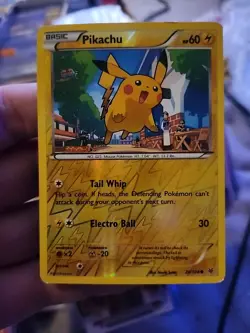 Pikachu 20/108 Reverse Holo Pokemon TCG HP - Image 1