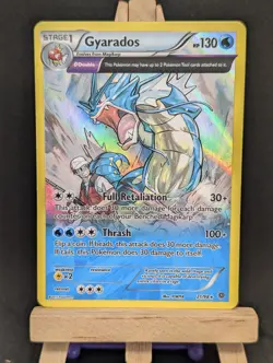 Pokemon TCG Gyarados 21/98 Holo Rare XY Ancient Origins 2015 NM - Image 1