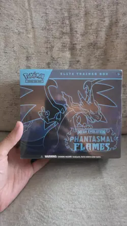 Phantasmal Flames Elite Trainer Box ETB Pokemon TCG - Image 1