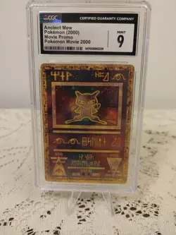2000 Pokemon Movie Promo Ancient Mew Pokemon Movie 2000 CGC 9 Mint - Image 1