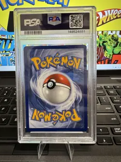 Meowth Pokemon Pfl En-Phantasmal Flames 106 NM PSA 9 - Image 2