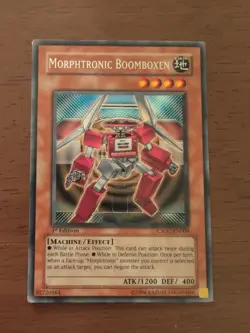 Yu-Gi-Oh! Morphtronic Boomboxen CSOC-EN009 Rare 1st Edition - Image 1