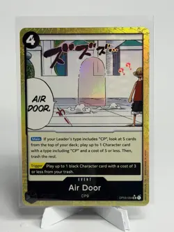 One Piece Air Door Alt Art (OP03-094) Premium Booster Foil Event Card 4 Cost - Image 1
