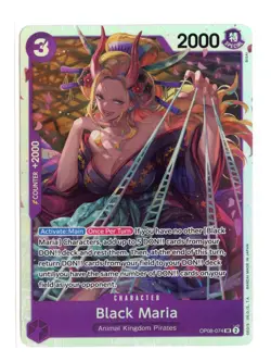 Black Maria OP08-074 SR One Piece Two Legends Card NM - Image 1