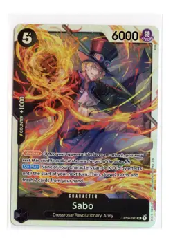 Sabo OP04-083 SR One Piece Premium Booster -The Best- Vol. 2 Card - Image 1
