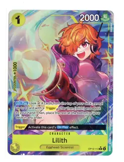 Lilith (Alternate Art) OP13-113 R* One Piece Carrying On His Will English NM - Image 1
