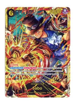 Sabo (120) OP13-120 SEC One Piece Carrying On His Will English NM - Image 1