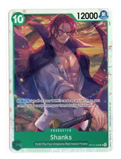 Shanks (028) OP13-028 SR One Piece Carrying On His Will NM - Image 1