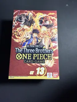 🦭SEALED One Piece Ultra Deck: The Three Brothers ST-13 Deck English Edition - Image 1