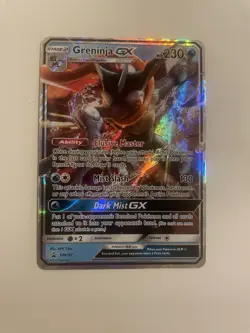 Pokemon Greninja GX Promo Holo SM197 SM 230 HP Stage 2 Elusive Master Card - Image 1