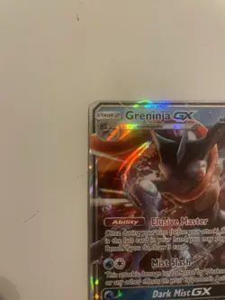 Pokemon Greninja GX Promo Holo SM197 SM 230 HP Stage 2 Elusive Master Card - Image 2