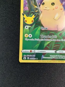 [NM] 🌿 Pokemon Pikachu TCG Celebrations Card 005/025 Full Art - Image 5