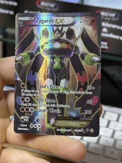 #4 Zygarde EX 54a/124 XY Fates Collide 2017 ALT Full Art Promo Pokemon Card TCG - Image 3