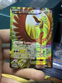 #3 Ho-Oh EX 121/122 XY Breakpoint 2016 Full Art Holo Rare Pokemon Card TCG - Image 3