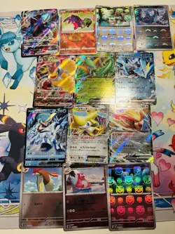 Pokemon TCG Korean/Japanese 11-Card Lot: Master Balls, Black&White EX, VMaxes - Image 1