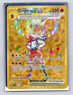 SV: Scarlet & Violet Promo Cards #163 Cinderace ex - Image 1