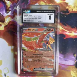 CGC 8 Ho-Oh ex 007/034 Trading Card Game Classic Holo English 2023 - Image 1