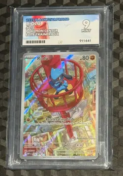 2025 POKEMON RIOLU #010 CARD ACE 9 - Image 1