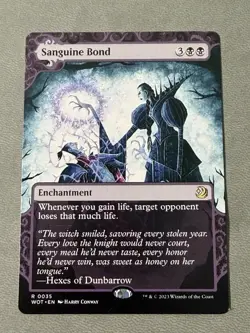 MTG Sanguine Bond, NM-Mint, English Wilds of Eldraine: Enchanting Tales - Image 1