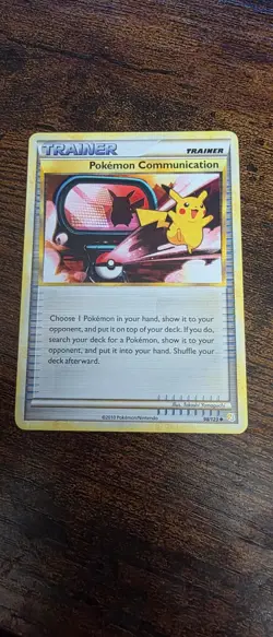 Pokemon Communication 98/123 Uncommon HeartGold & SoulSilver Pokemon LP - Image 1