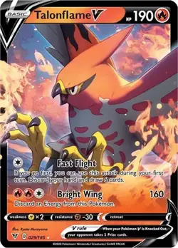 Talonflame V 029/185 Holo Ultra Rare Vivid Voltage | NM/MT | Pokemon Card TCG - Image 1