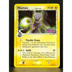 2006 Pokemon EX Holon Phantoms Mewtwo 24/110 Reverse Holo Stamped LP/NM - Image 1