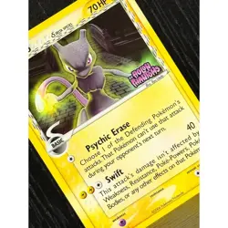 2006 Pokemon EX Holon Phantoms Mewtwo 24/110 Reverse Holo Stamped LP/NM - Image 3