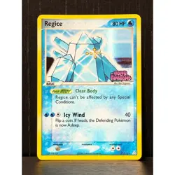 2006 Pokemon EX Holon Phantoms Regice 27/110 Holo Stamped LP - Image 1