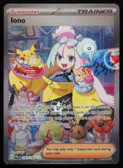 Iono 269/193 Paldea Evolved PAL Special Illustration Rare Pokemon NM - Image 1