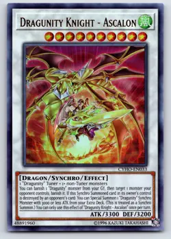 Dragunity Knight - Ascalon CYHO-EN033 Ultra Rare NM Unlimited - Image 1