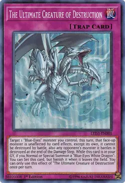 LED3-EN005 The Ultimate Creature of Destruction Super Rare 1st Ed NM YuGiOh TCG - Image 1
