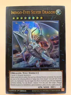 Indigo-Eyes Silver Dragon SDWD-EN032 (NM) Ultra Rare 1st Edition YuGiOh! TCG - Image 1