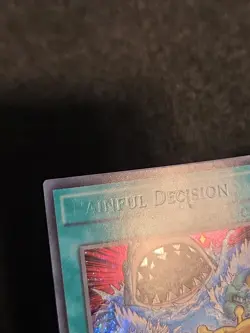 *Misprint* TCG Painful Decision MP16-EN151 Secret Rare 1st Ed No Name Imprint - Image 2
