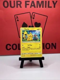 Pikachu 14/30 Non-Holo Raichu Stamp Pokemon Card - Image 1