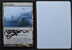 SIGNED MtG Magic S Martiniere Artist Proof _ Coldsnap _ DARK DEPTHS _ VHTF 1/50! - Image 1