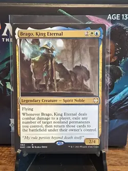 MTG Brago, King Eternal Commander: Kaldheim Regular - Image 2