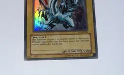 Yugioh Blue-Eyes White Dragon LOB-E001 Ultra Rare (NM) (B) OG Print - Image 3