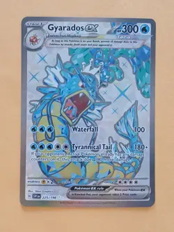 Pokemon & Violet Base Set Gyarados ex 225/198 Full Art Tera - Image 1
