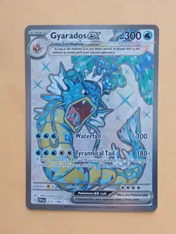 Pokemon & Violet Base Set Gyarados ex 225/198 Full Art Tera - Image 2