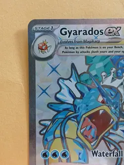 Pokemon & Violet Base Set Gyarados ex 225/198 Full Art Tera - Image 4